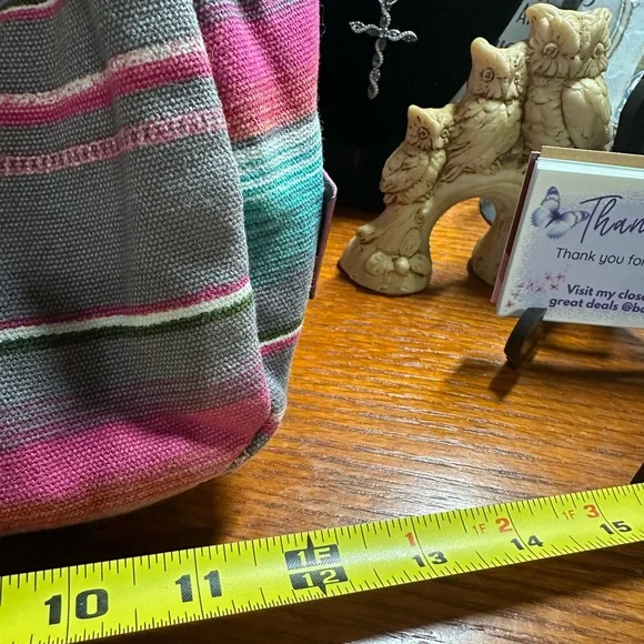 Betseyville Multicolor Striped Crossbody/Shoulder Bag GUC - Picture 8 of 9